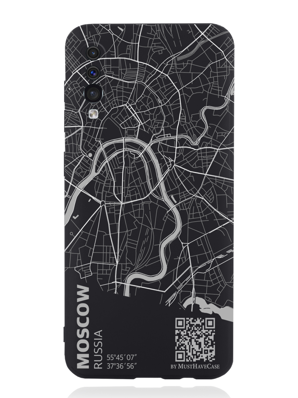 

Чехол MustHaveCase Samsung Galaxy A50 Карта Москвы, Серый;черный, Samsung Galaxy A50 Карта Москвы