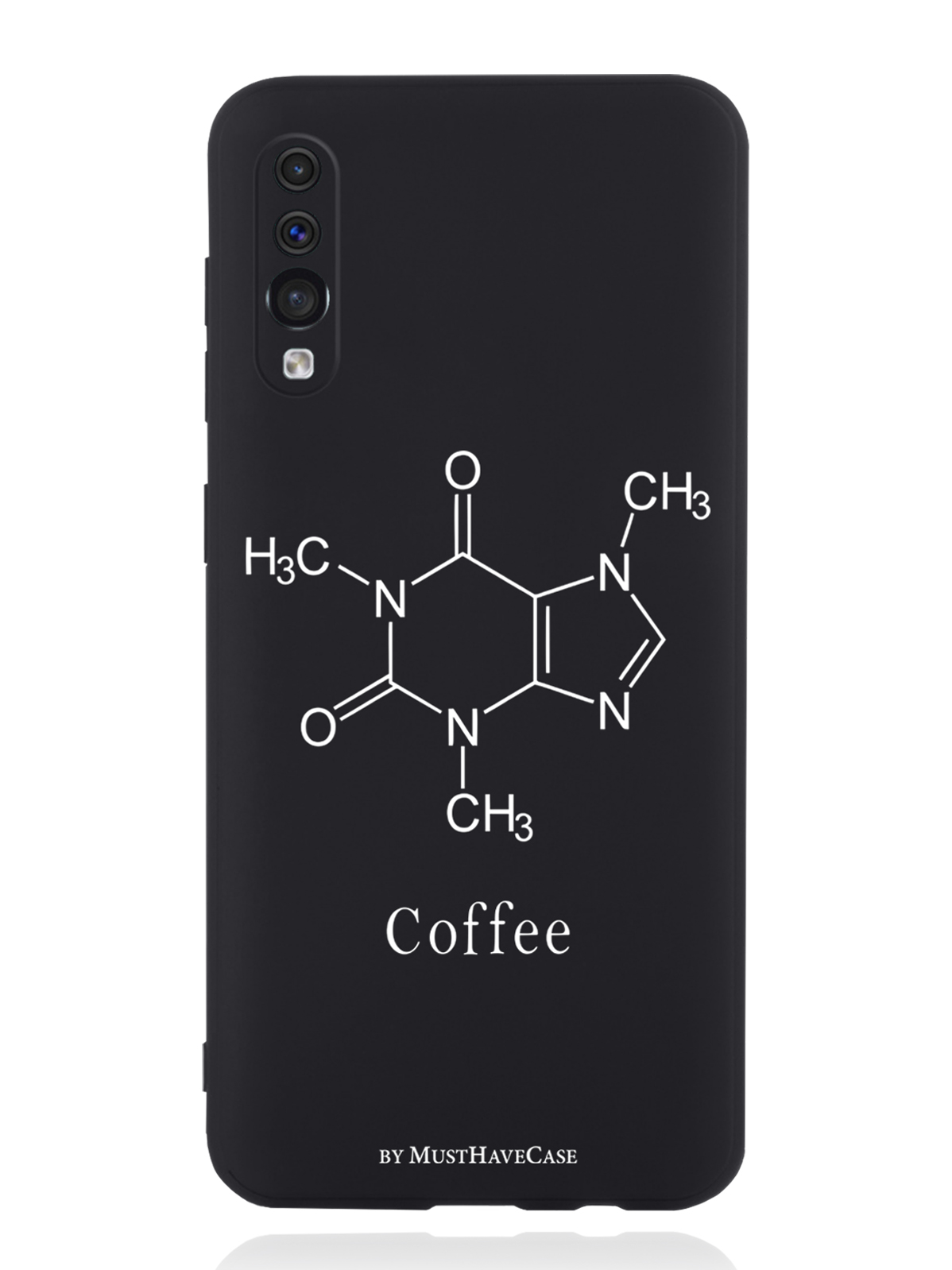 

Чехол MustHaveCase Samsung Galaxy A50 Молекула кофе, Черный;белый, Samsung Galaxy A50 Молекула кофе
