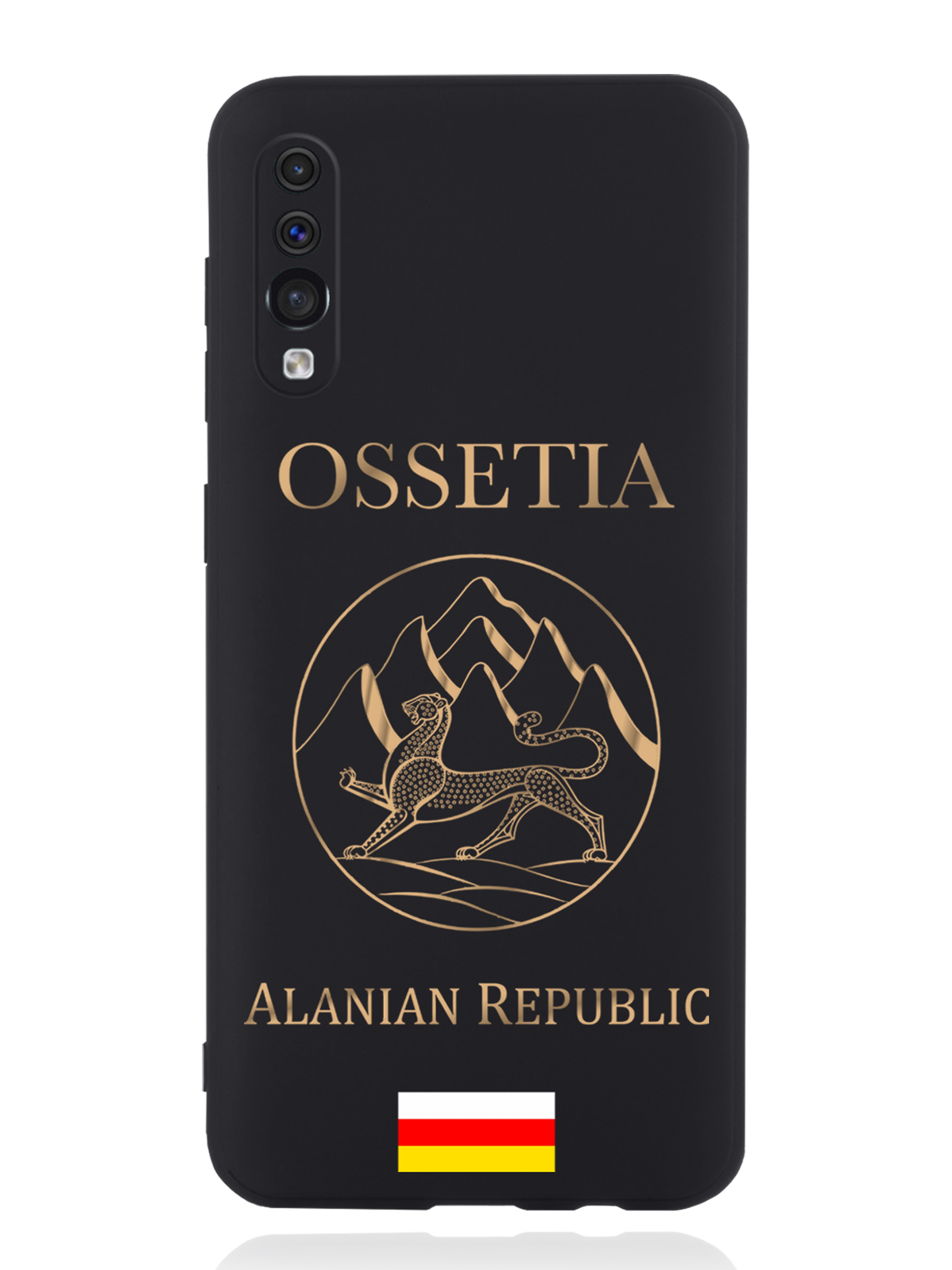 

Чехол MustHaveCase Samsung Galaxy A50 Золотой Герб Северной Осетии, Золотистый;черный, Samsung Galaxy A50 Золотой Герб Северной Осетии