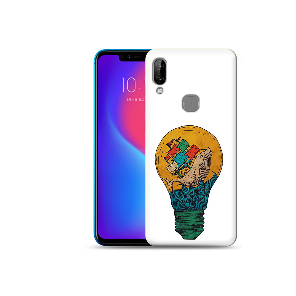 

Чехол MyPads Tocco для Lenovo S5 Pro кит в лампочке с парусами, Прозрачный, Tocco