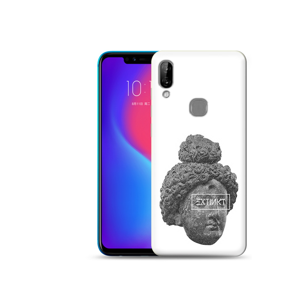 

Чехол MyPads Tocco для Lenovo S5 Pro каменное лицо девушки, Прозрачный, Tocco