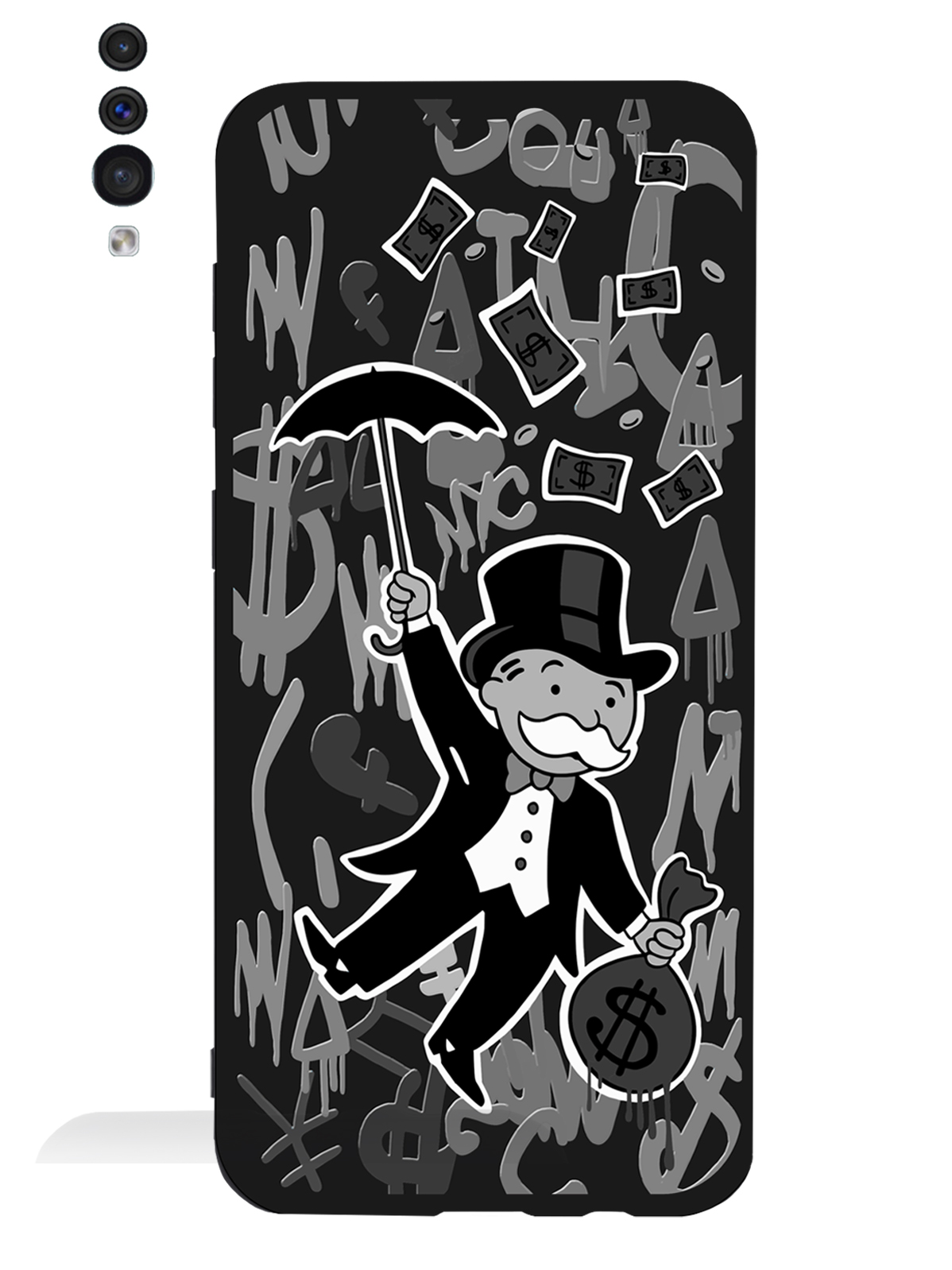 

Чехол MustHaveCase Samsung Galaxy A50 Monopoly Black Edition Монополия, Серый;черный, Samsung Galaxy A50 Monopoly Black Edition Монополия