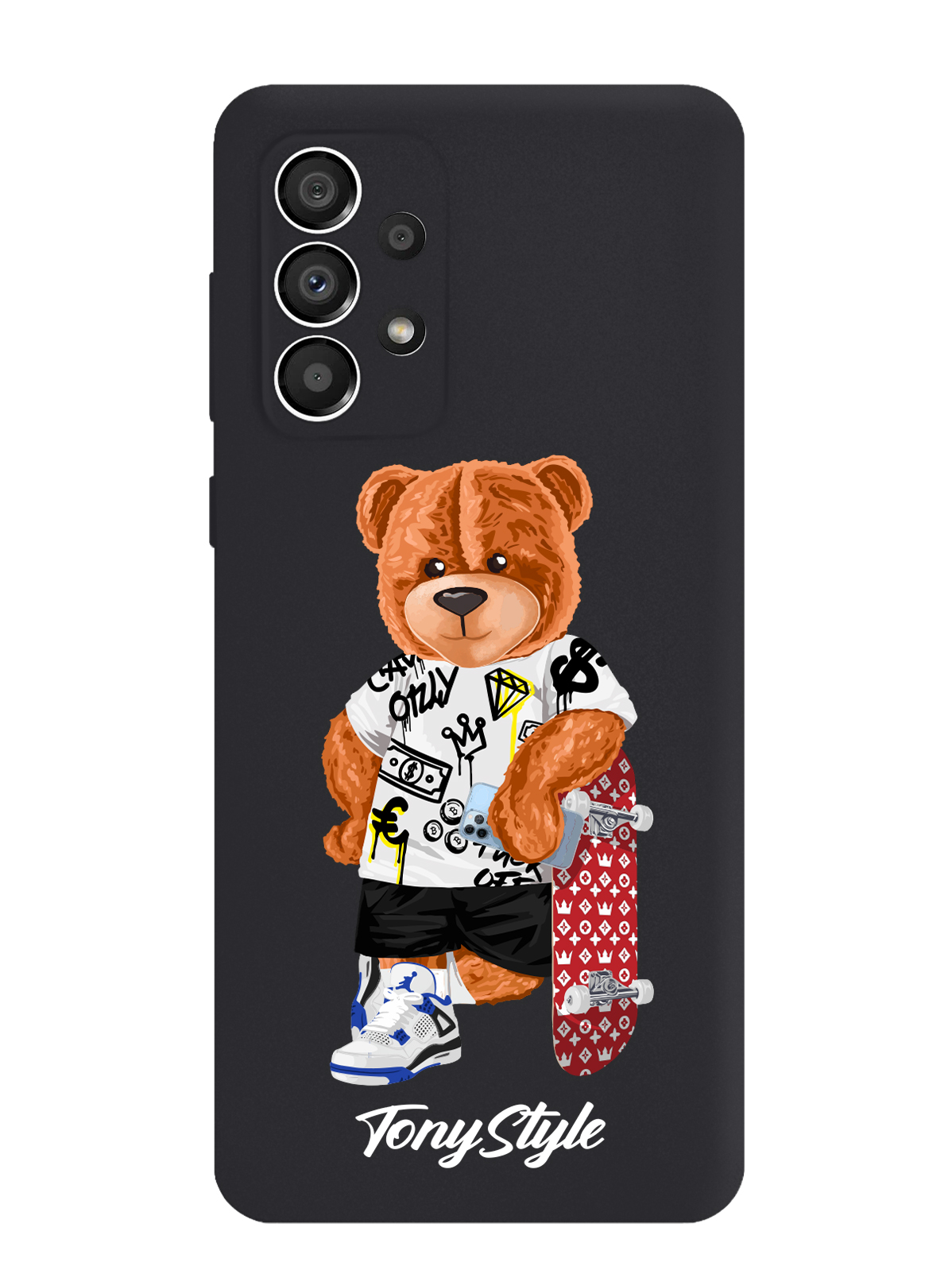 

Чехол Tony Style Samsung Galaxy A33 Tony Style со скейтом, Коричневый;черный;красный, Samsung Galaxy A33 Tony Style со скейтом