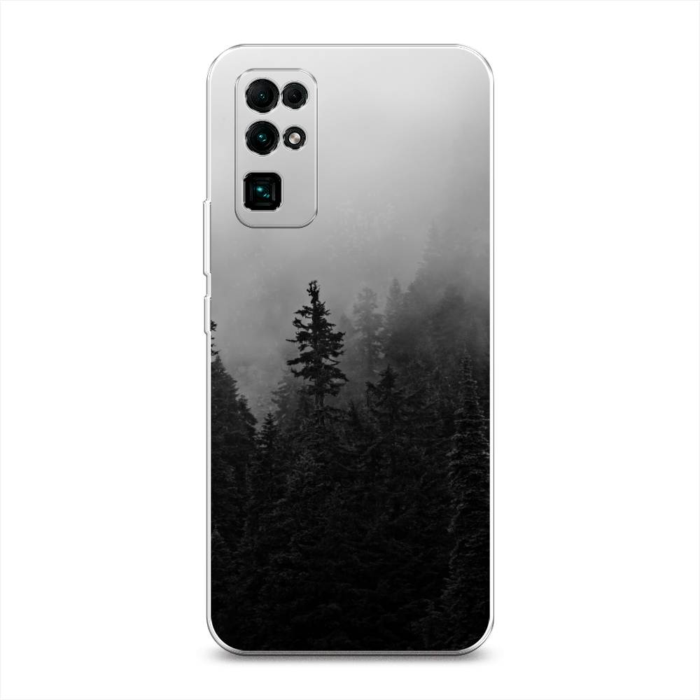 

Чехол на Honor 30 "Туманный лес", Серый;черный, 612150-2