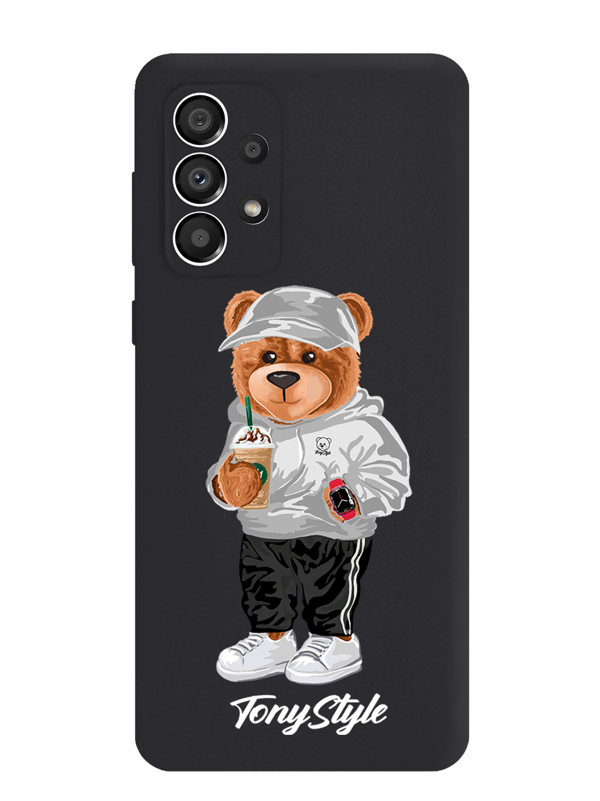 

Чехол Tony Style Samsung Galaxy A33 Tony Style с кофе, Серый;белый;черный, Samsung Galaxy A33 Tony Style с кофе