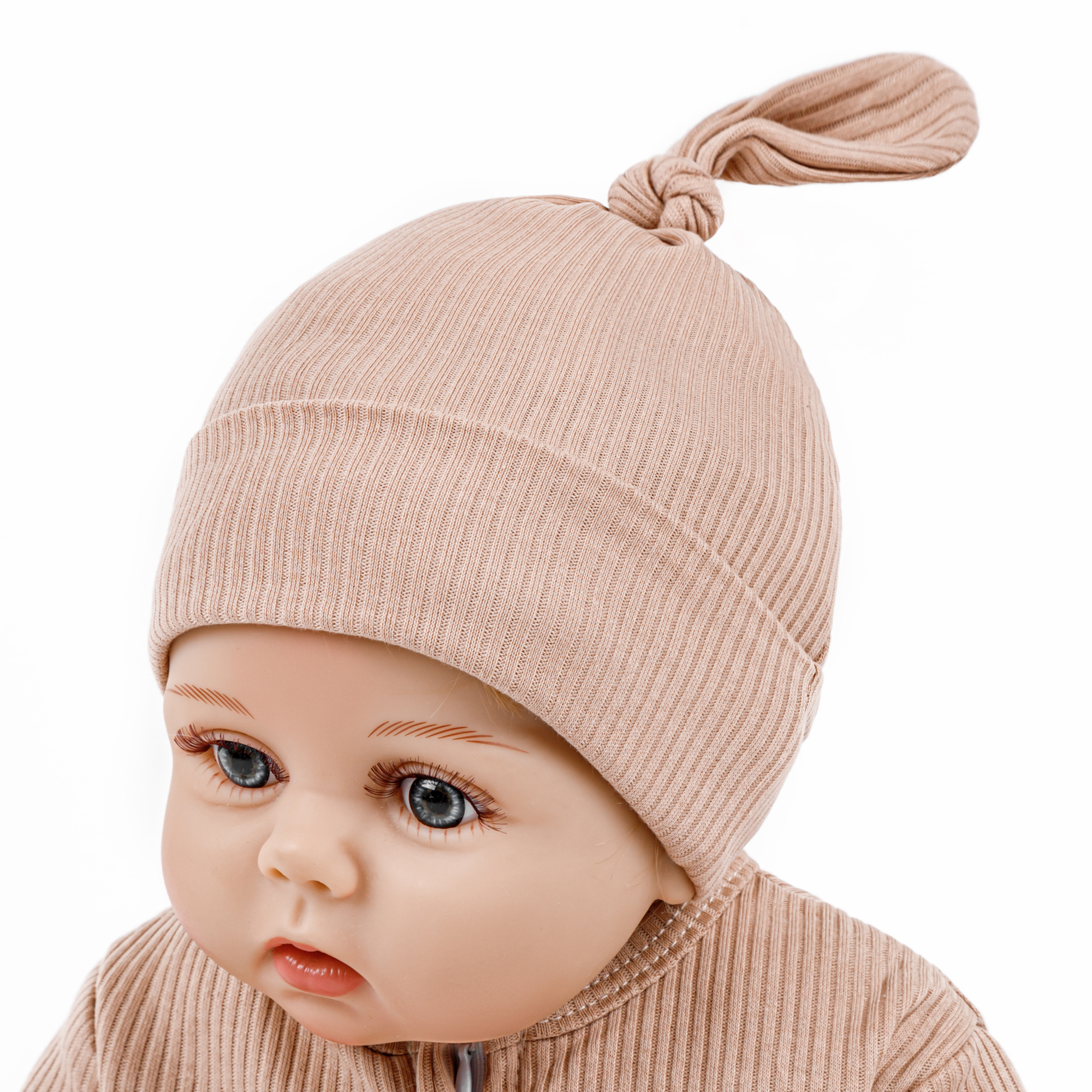 Чепчик детский Amarobaby AB-OD22-NE16FG цв. бежевый р. 42