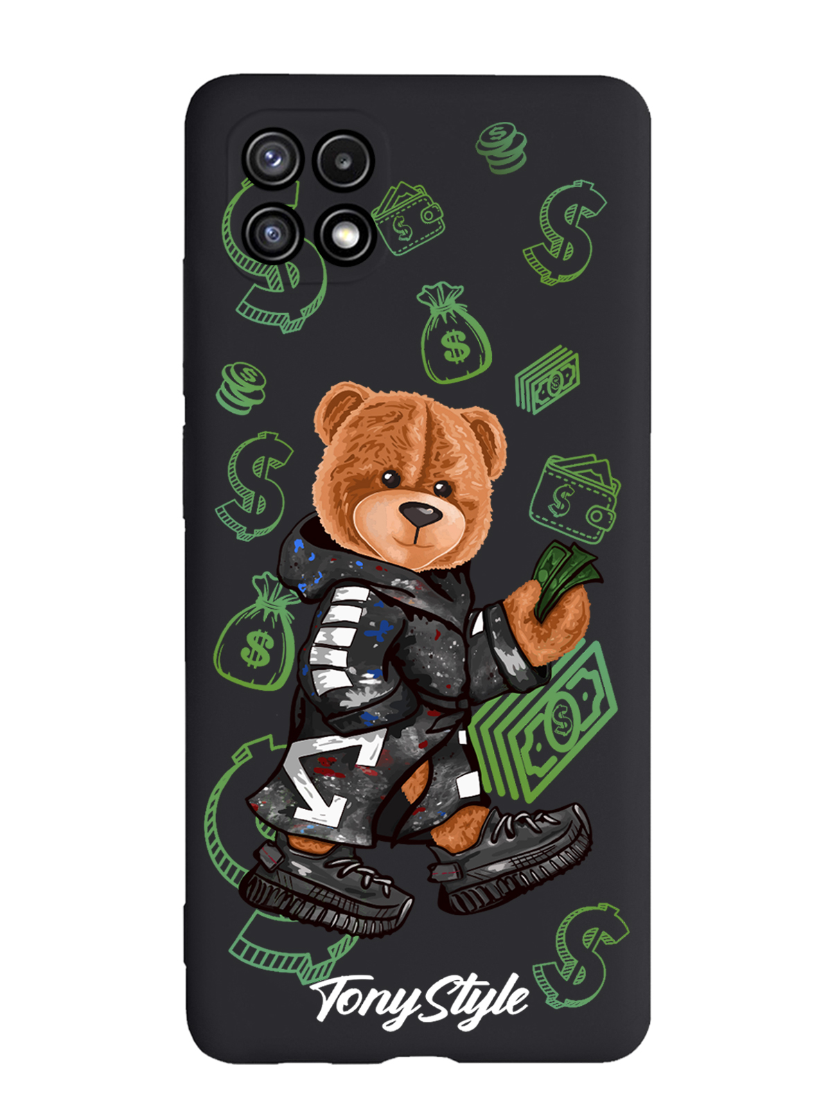 

Чехол Tony Style Samsung Galaxy A22S Tony Style Деньги, Коричневый;черный;зеленый, Samsung Galaxy A22S Tony Style Деньги