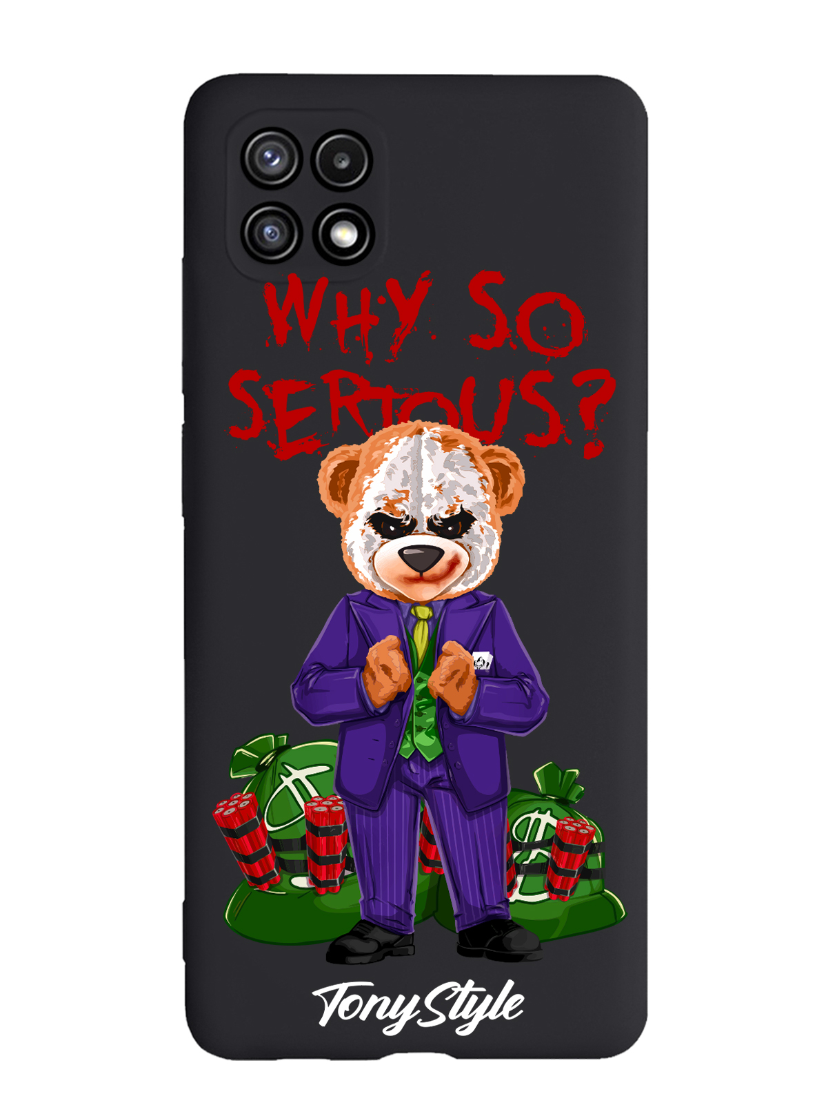 

Чехол Tony Style Samsung Galaxy A22S Tony Style Джокер Joker Why so serious, Samsung Galaxy A22S Tony Style Джокер Joker Why so serious