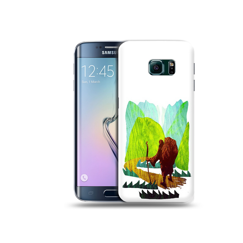 

Чехол MyPads Tocco для Samsung Galaxy S6 Edge Лесная тропа, Прозрачный, Tocco