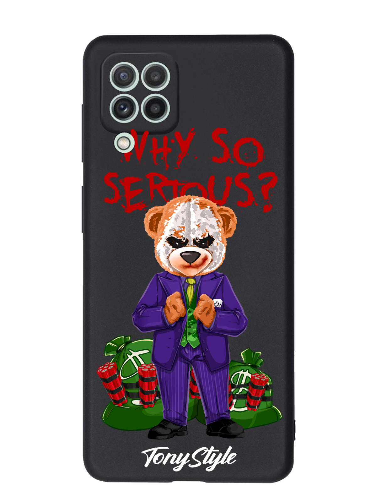 

Чехол Tony Style Samsung Galaxy A22 Tony Style Джокер Joker Why so serious, Samsung Galaxy A22 Tony Style Джокер Joker Why so serious