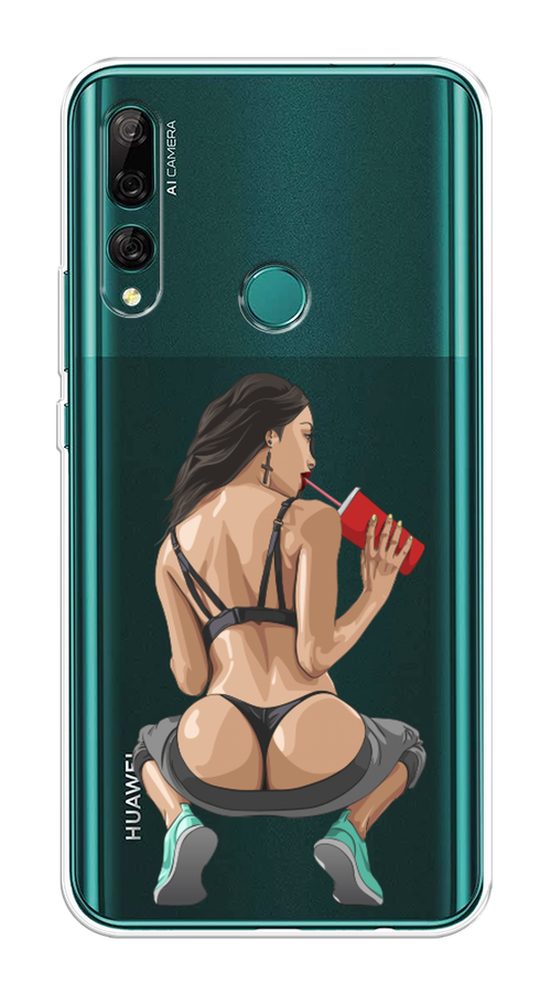 

Чехол на Huawei Y9 Prime 2019 "Сочные булочки", Бежевый;красный;черный, 611950-6