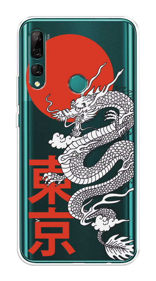 

Чехол на Huawei Y9 Prime 2019 "Китайский дракон", Черный;красный;белый, 611950-1