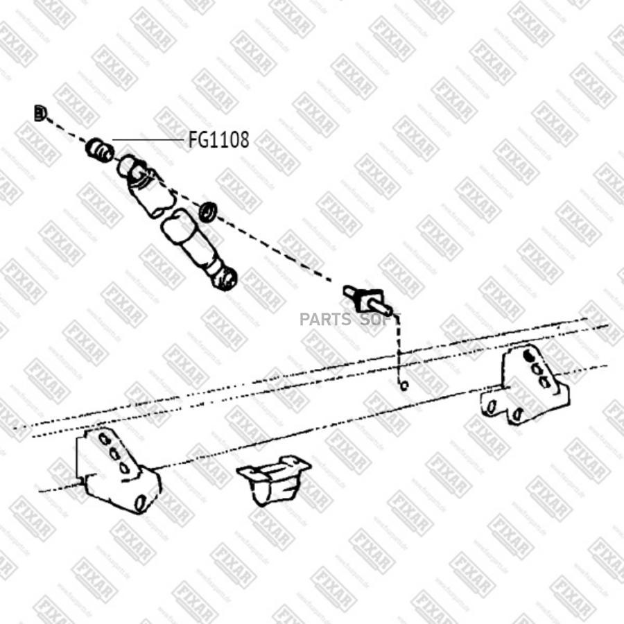 

Втулка Заднего Амортизатора FIXAR FG1108