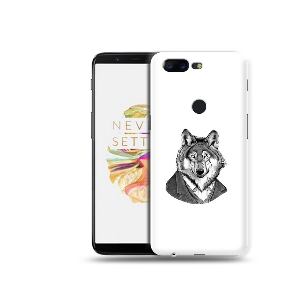 

Чехол MyPads Tocco для OnePlus 5T волк в пиджаке, Прозрачный, Tocco