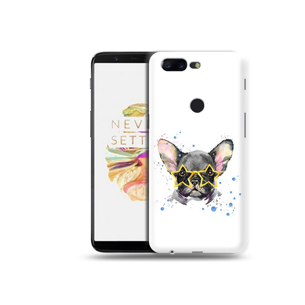 

Чехол MyPads Tocco для OnePlus 5T буля в очках, Прозрачный, Tocco