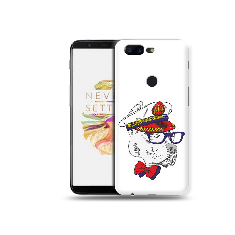 

Чехол MyPads Tocco для OnePlus 5T бульдог, Прозрачный, Tocco