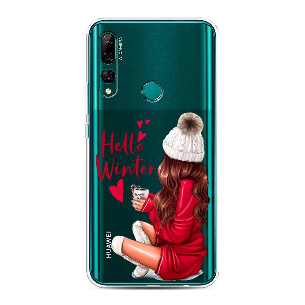 

Чехол на Huawei Y9 Prime 2019 "Hello winter", Красный;белый;коричневый, 611950-5