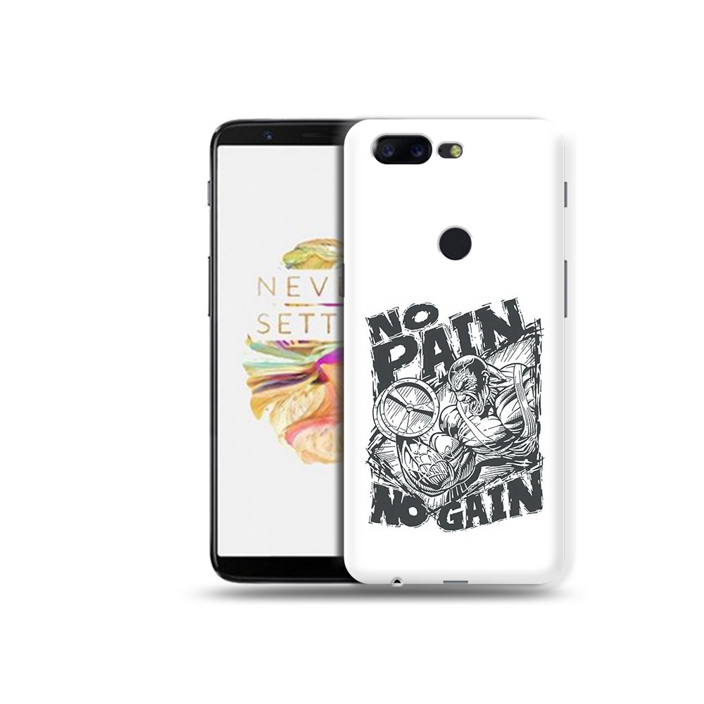 

Чехол MyPads Tocco для OnePlus 5T бодибилдинг тяжелая работа, Прозрачный, Tocco