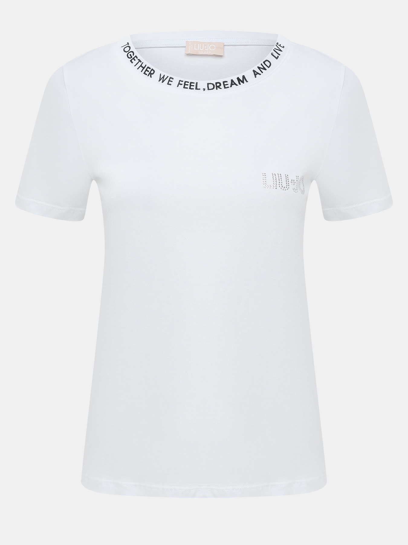 

Футболка женская Liu Jo 479035 белая 40-42 RU, Белый, 479035