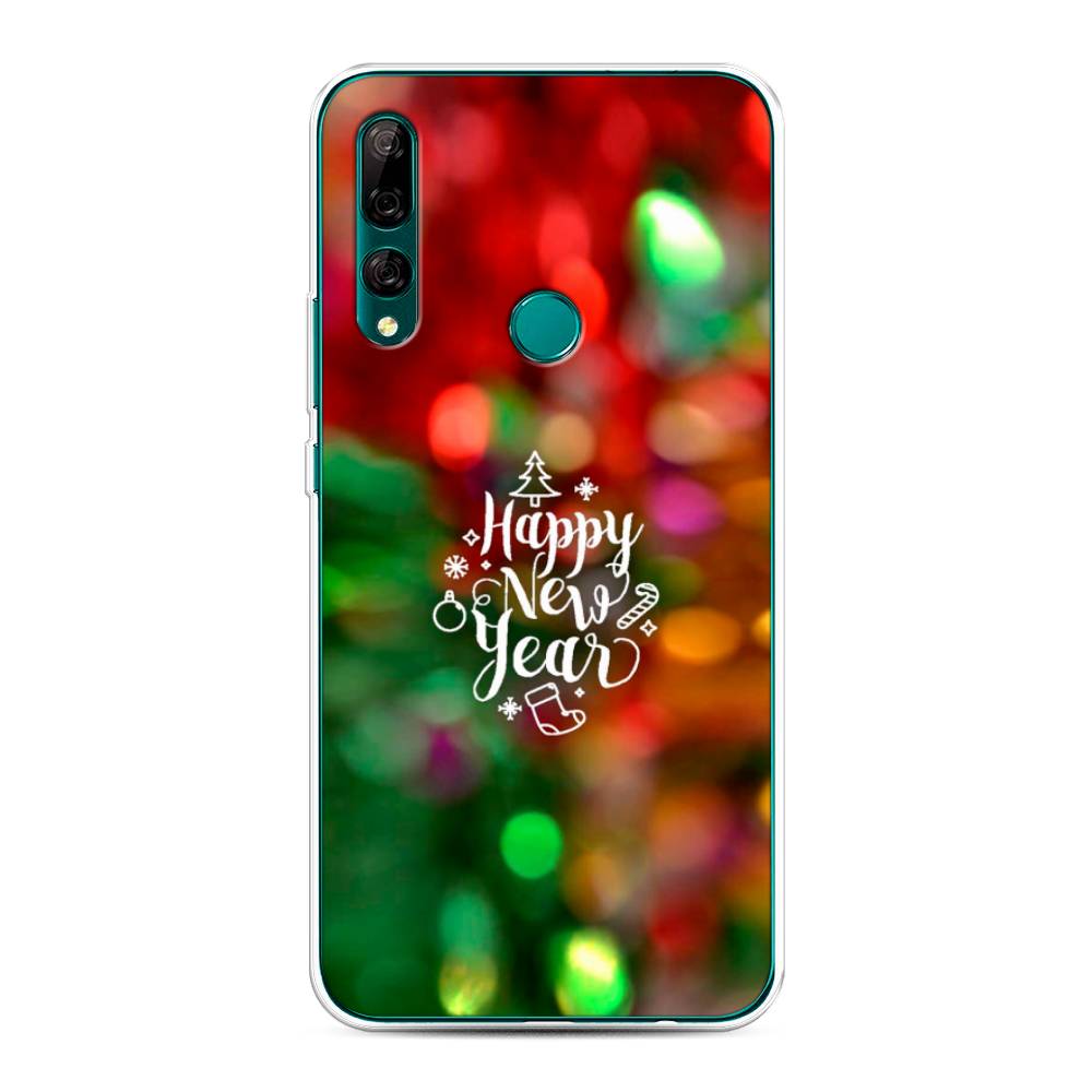 

Чехол на Huawei Y9 Prime 2019 "Новый Год на елке", Зеленый;красный;желтый, 611950-5