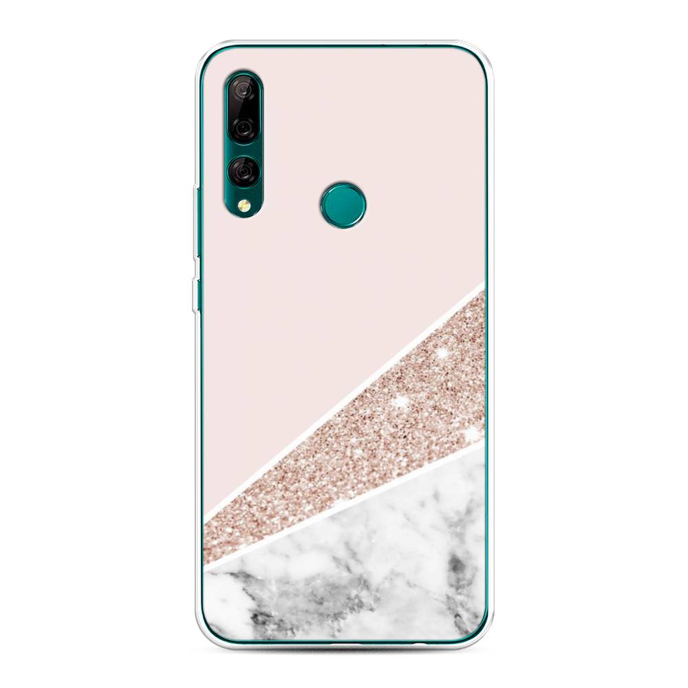 

Чехол на Huawei Y9 Prime 2019 "Блестящий розовый мрамор", 611950-3