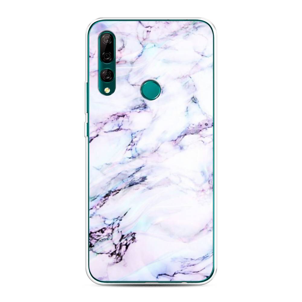 

Чехол на Huawei Y9 Prime 2019 "Радужный мрамор", Серый;фиолетовый, 611950-3