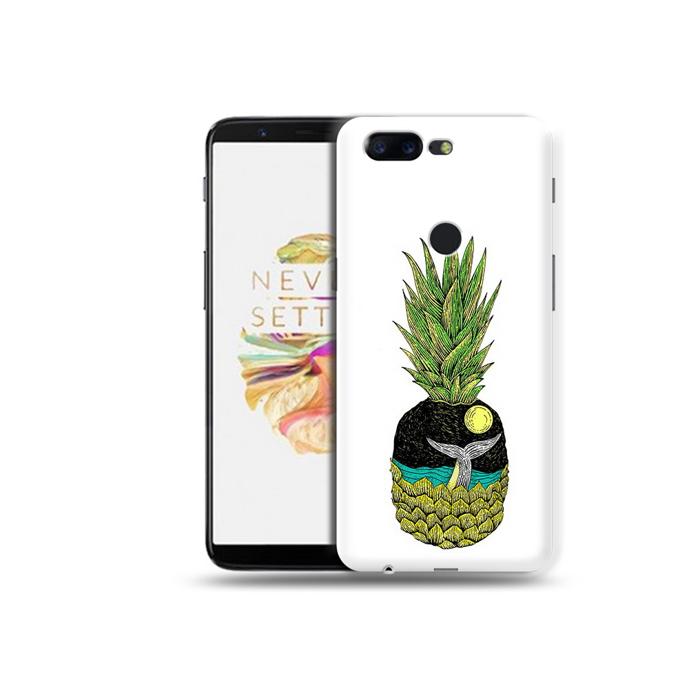 

Чехол MyPads Tocco для OnePlus 5T ананас с китом, Прозрачный, Tocco