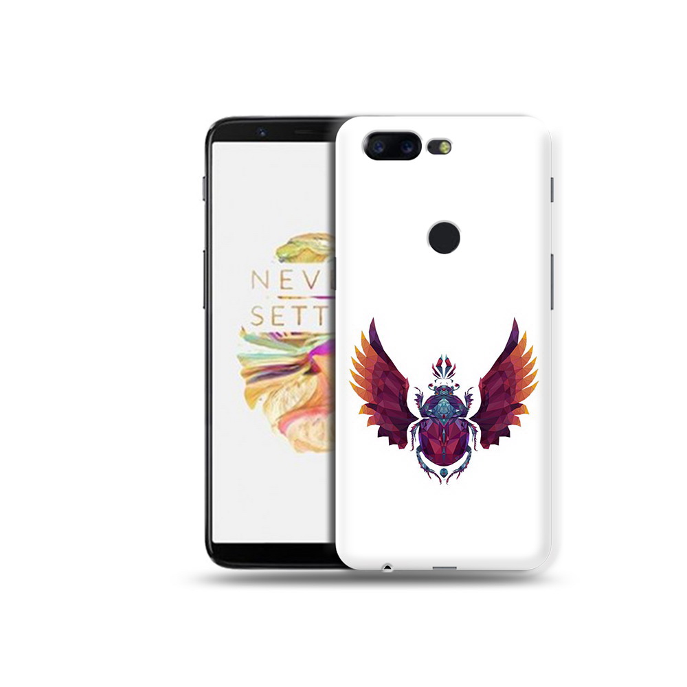 

Чехол MyPads Tocco для OnePlus 5T алмазный скоробей, Прозрачный, Tocco