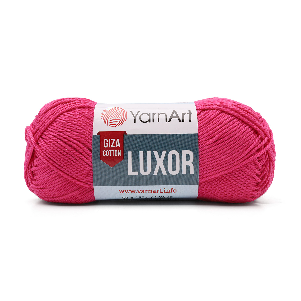 

Пряжа YarnArt 'Luxor', 50г, 125м (мерсеризованный хлопок) (1206 малиновый), 10 мотков