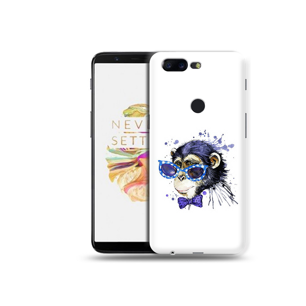 

Чехол MyPads Tocco для OnePlus 5T акварельная обезьяна, Прозрачный, Tocco