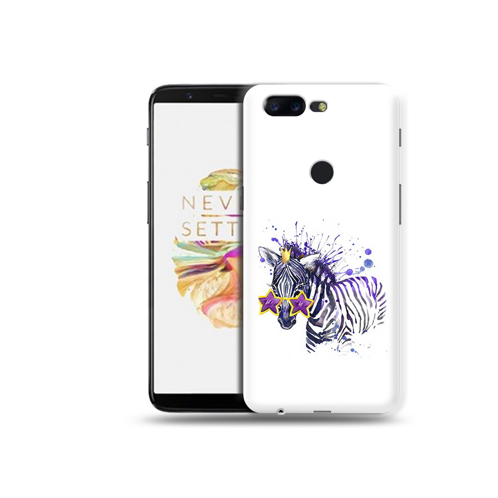 

Чехол MyPads Tocco для OnePlus 5T акварельная зебра, Прозрачный, Tocco