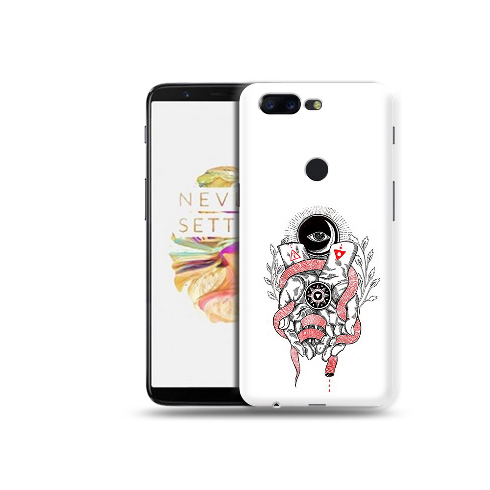 

Чехол MyPads Tocco для OnePlus 5T абстрация связанные руки, Прозрачный, Tocco