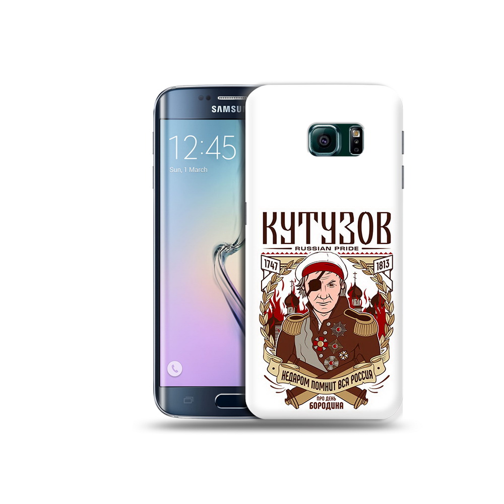 

Чехол MyPads Tocco для Samsung Galaxy S6 Edge Кутузов, Прозрачный, Tocco