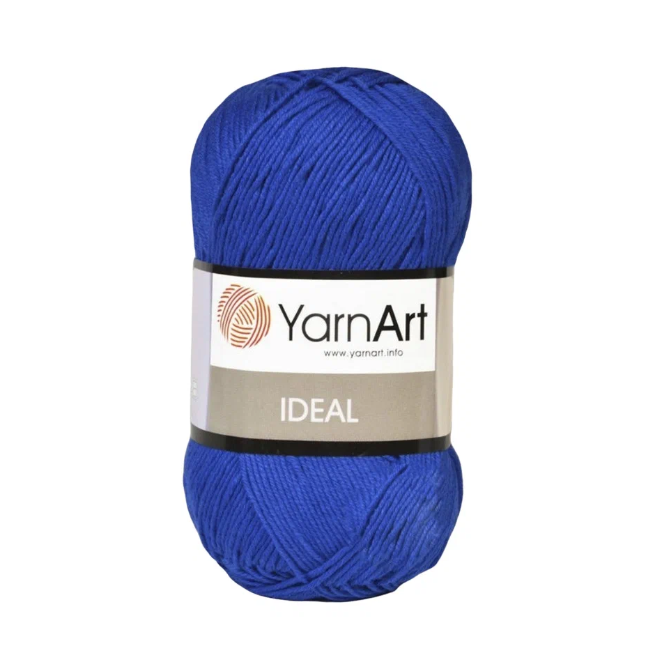 

Пряжа YarnArt 'Ideal', 50г, 170м (100% хлопок) (240 синий), 5 мотков