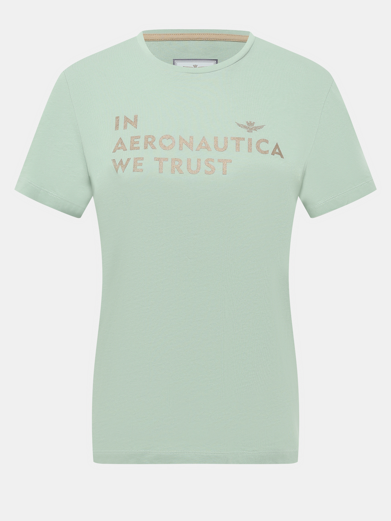 

Футболка женская Aeronautica Militare 477367 зеленая 44 RU, Зеленый, 477367