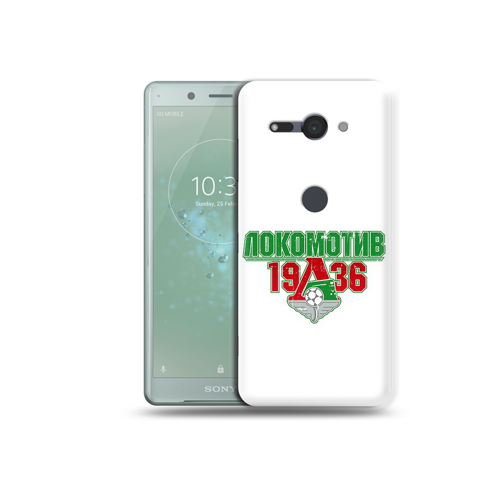 

Чехол MyPads Tocco для Sony Xperia XZ2 Compact ФК локомотив 1936, Прозрачный, Tocco