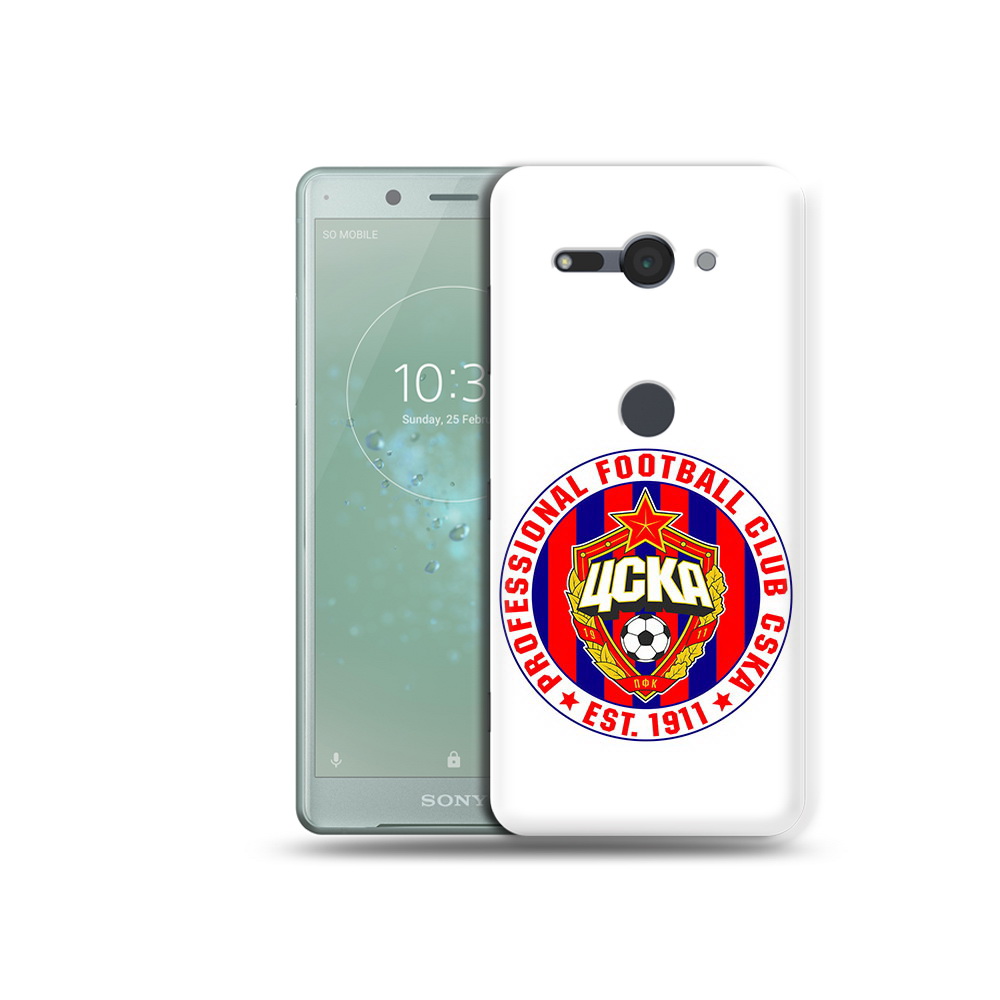 

Чехол MyPads Tocco для Sony Xperia XZ2 Compact ФК ЦСК логотип, Прозрачный, Tocco