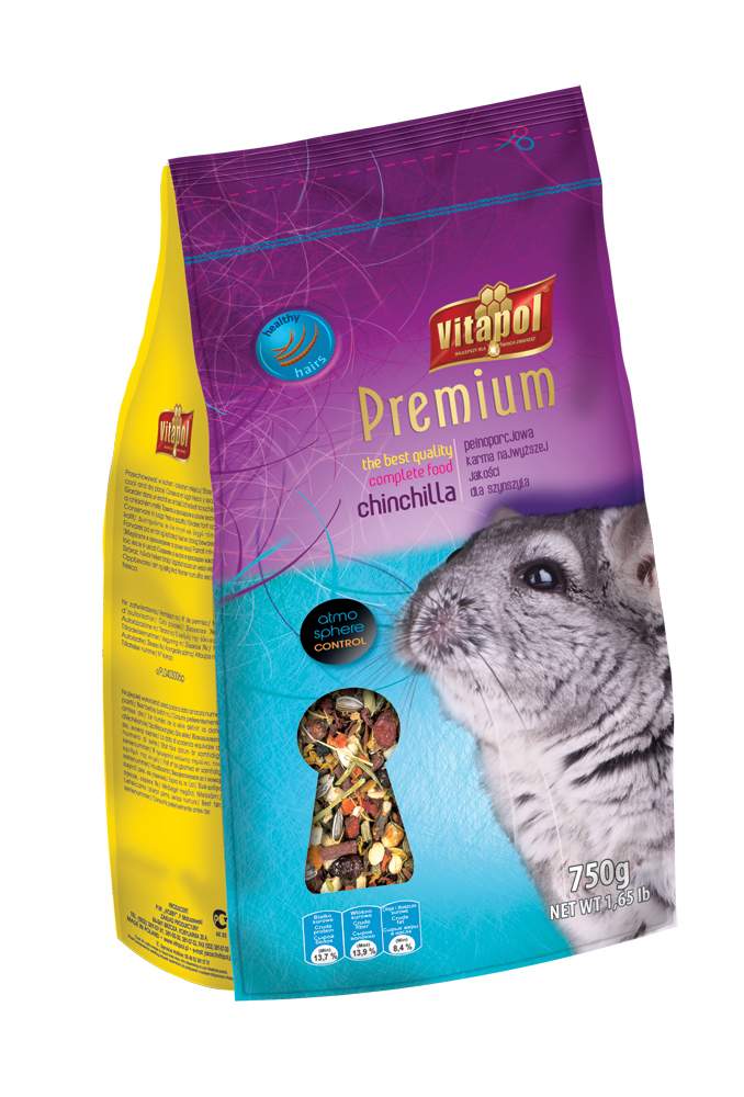 

Корм для шиншилл Vitapol Premium 0.75 кг 1 шт