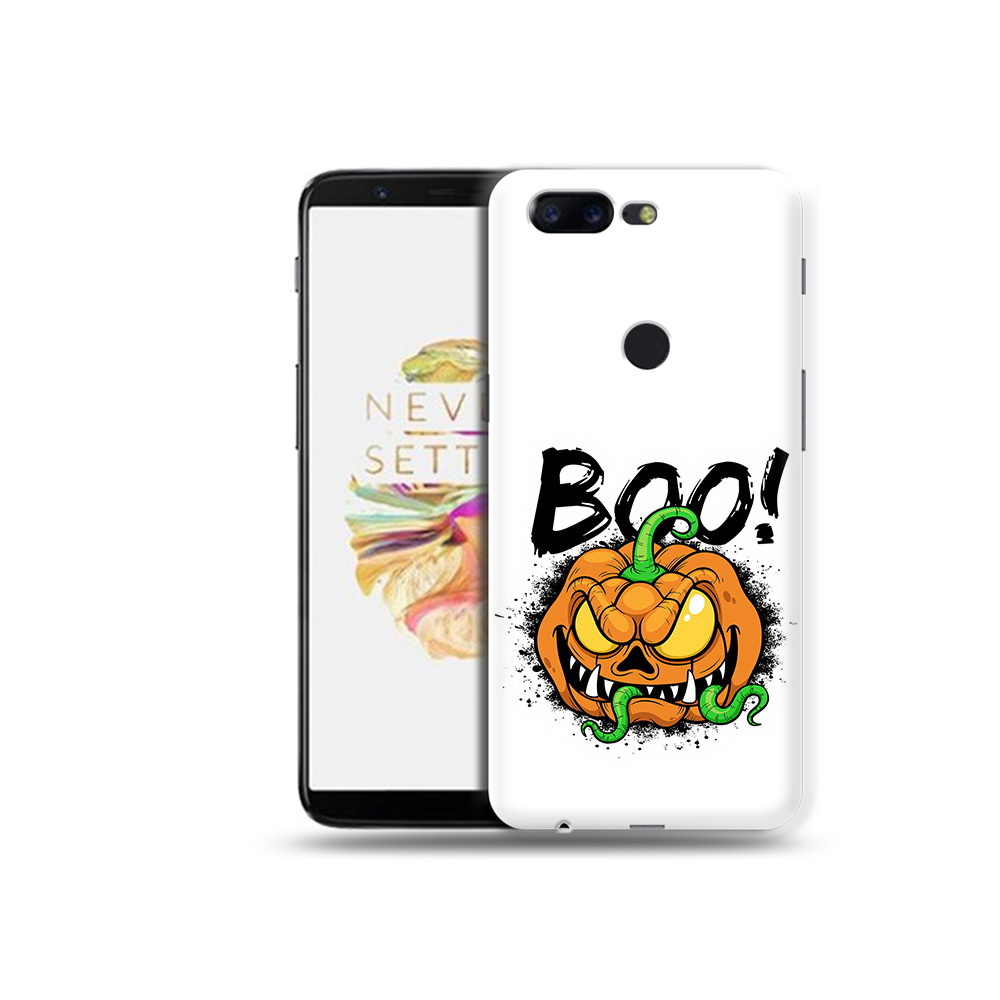 

Чехол MyPads Tocco для OnePlus 5T Хэллоуин бу, Прозрачный, Tocco