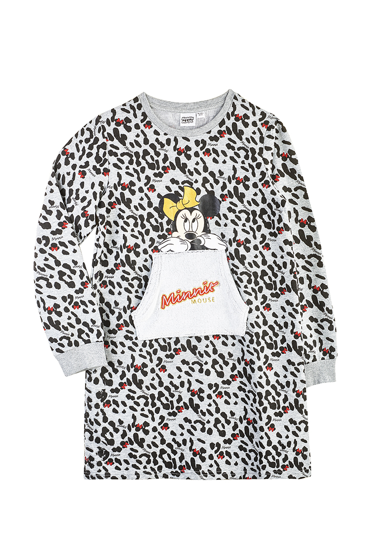 фото Платье детское minnie mouse aw21d10003835 серый р.140