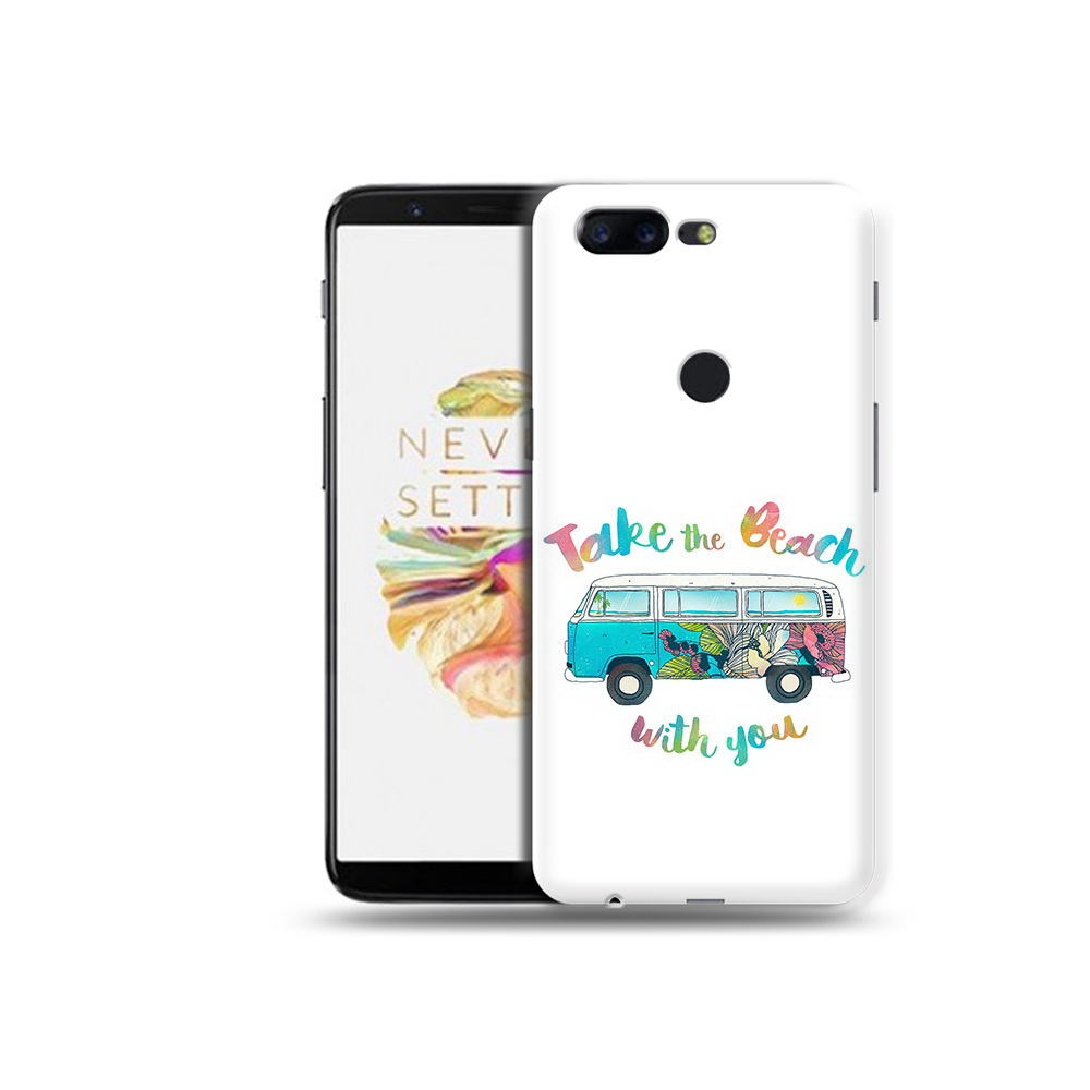 

Чехол MyPads Tocco для OnePlus 5T Хиппи автобус, Прозрачный, Tocco