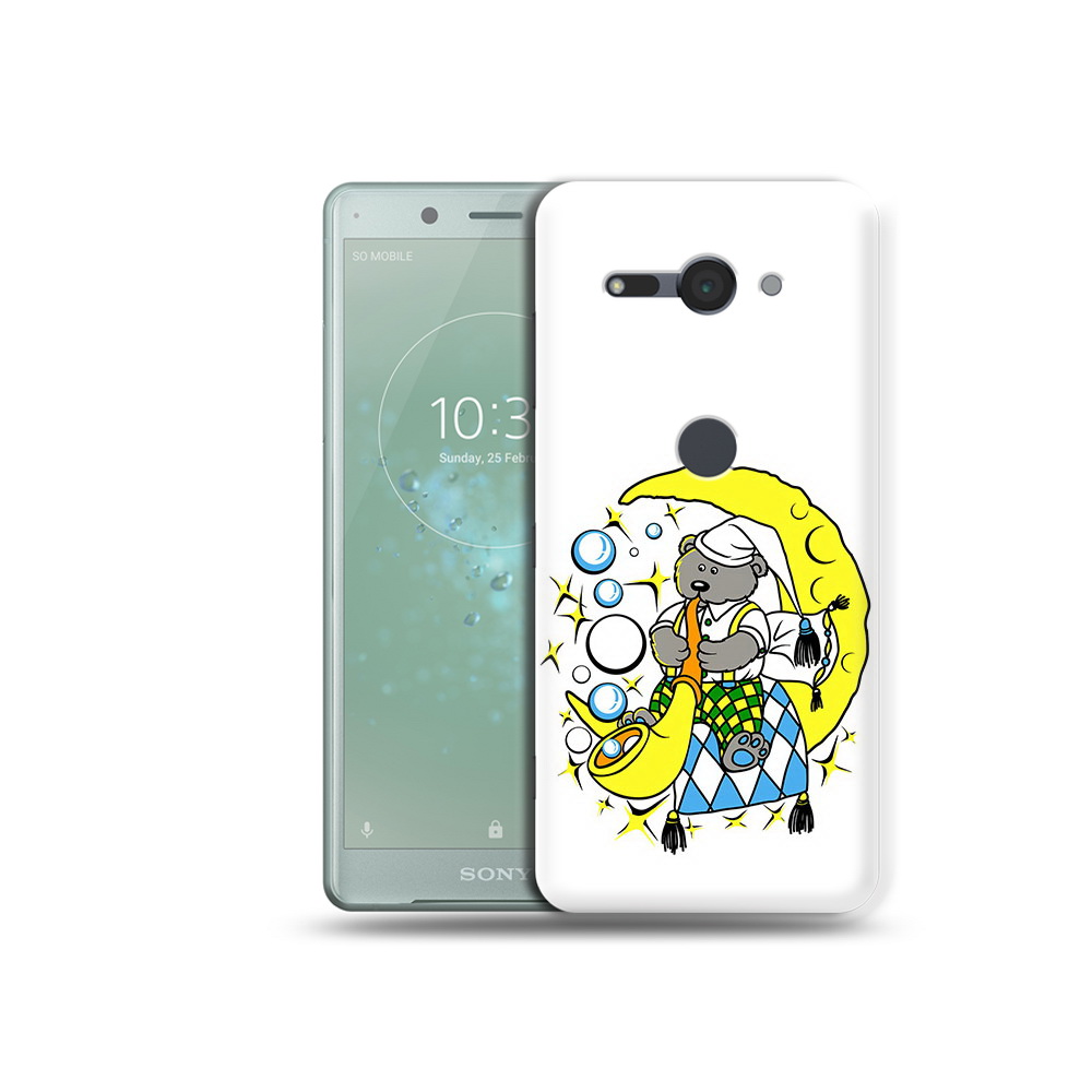 

Чехол MyPads Tocco для Sony Xperia XZ2 Compact Сырная луна, Прозрачный, Tocco