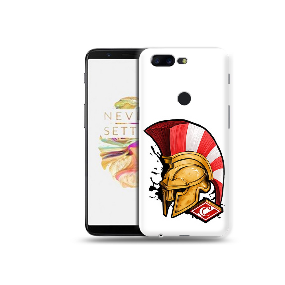 

Чехол MyPads Tocco для OnePlus 5T ФК спартак шлем, Прозрачный, Tocco