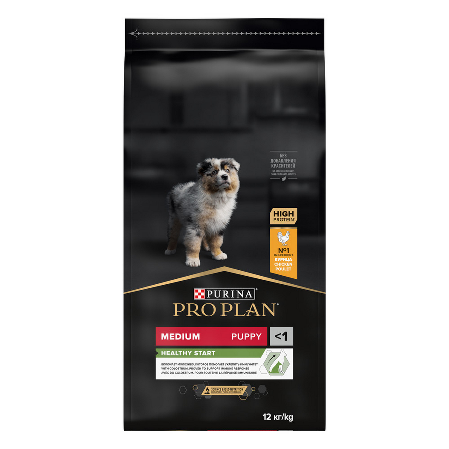 

Сухой корм для щенков PRO PLAN OptiStart Medium Puppy, для средних пород, курица, 3кг, OptiStart Medium Puppy