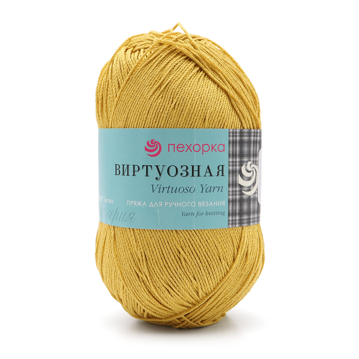 

Пряжа Пехорка 'Виртуозная', 100г, 333м (100% хлопок) (447-Горчица), 5 мотков, Горчичный