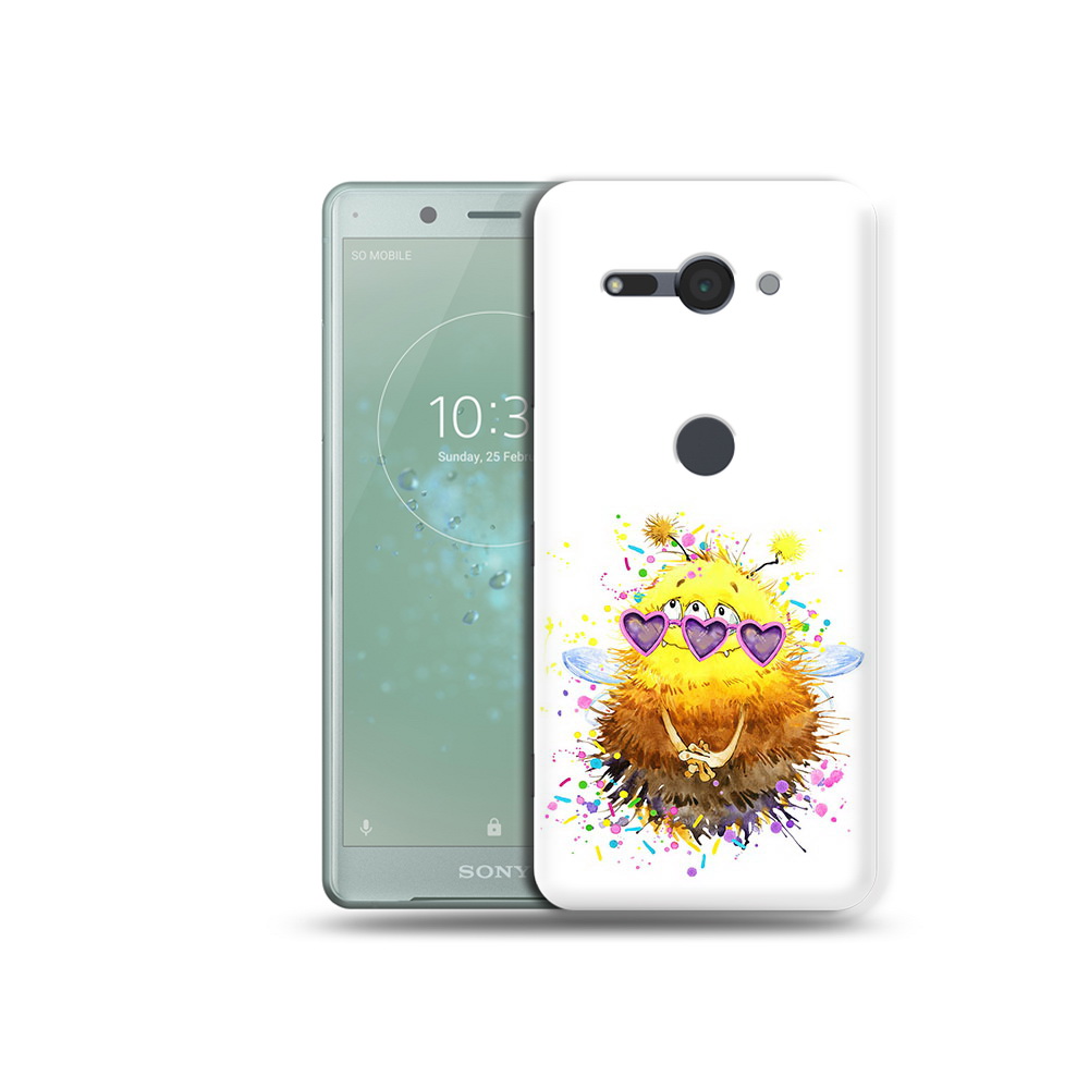 

Чехол MyPads Tocco для Sony Xperia XZ2 Compact Пушитый шмель, Прозрачный, Tocco