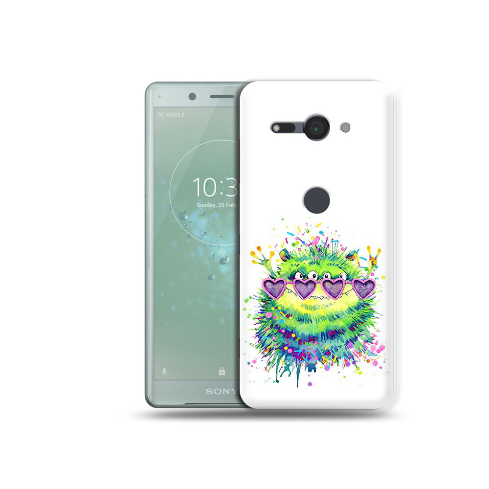 

Чехол MyPads Tocco для Sony Xperia XZ2 Compact Пушистый персонаж, Прозрачный, Tocco