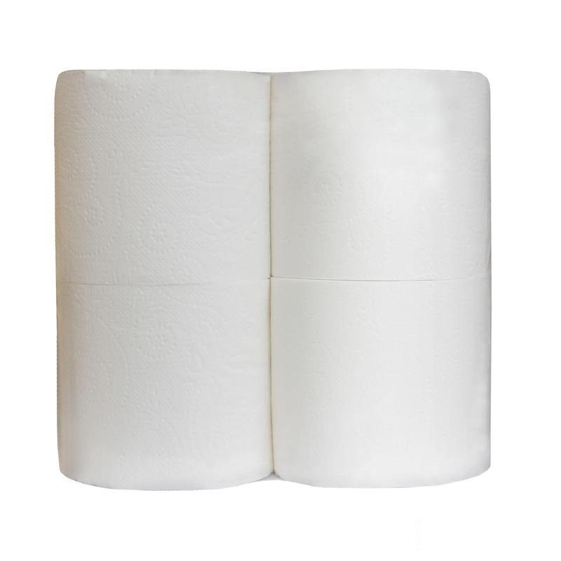 Бумага туалетная 2-слойная белая 50м 4 рул/уп 15 уп.