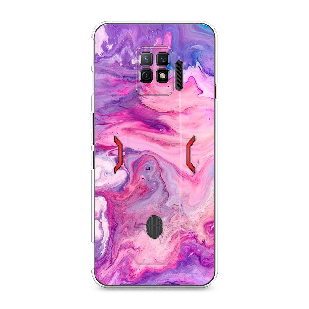 

Чехол на ZTE Nubia Red Magic 7 Pro "Нежно-розовая абстракция", Розовый, 136050-3