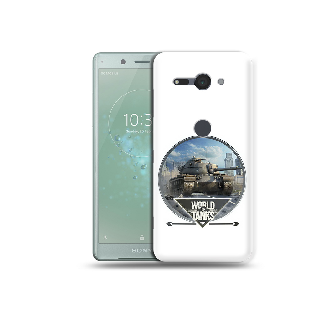 

Чехол MyPads Tocco для Sony Xperia XZ2 Compact Мир танков, Прозрачный, Tocco